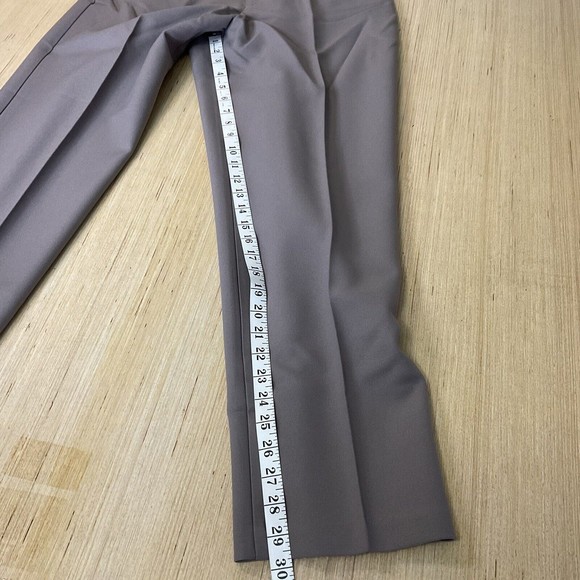 Vintage BendOver Women’s Sz 18 Taupe Solid Dress Pants Proportioned Short New - Picture 3 of 8